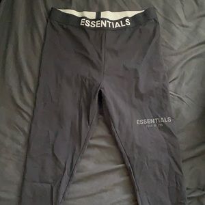 Essentials x FOG Black Leggings
